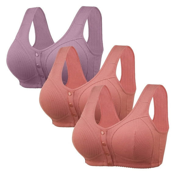 Sports Bra High Support Bras For Women Adjustable Strap Full Coverage Up Bras Comfortable No Underwire Wireless Bras,Gray Women'S Nylon Underwear 44