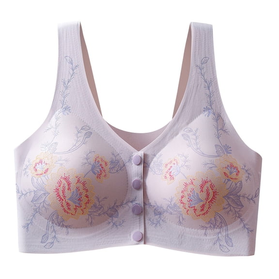 Sports Bra Pack Women High Impact Athletic Tank Tops Wireless Strapless Bra Tops Summer Tops Clothes Outfits Purple XL