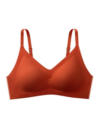 Bras For Women Women's Comfortable Summer Traceless Steel Rimless Small  Chest With Adjustable Thin Bra Lingerie For Women