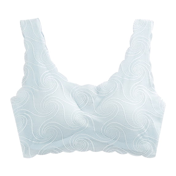 Sports Bra for Women Comfortable Bras for Women Summer New Seamless Sexy Lace Bra Gathered Women's Detachable Chest Pad Vest Style Sports Underwear Women