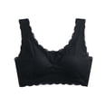 thumbnail image 1 of Sports Bra for Women Comfortable Bras for Women Summer New Seamless Sexy Lace Bra Gathered Women's Detachable Chest Pad Vest Style Sports Underwear Women, 1 of 5