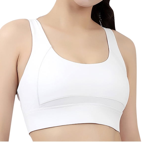 Sports Bra Women Convertible Bra Feature V-Neck Balconette Bra Style W-849 White S