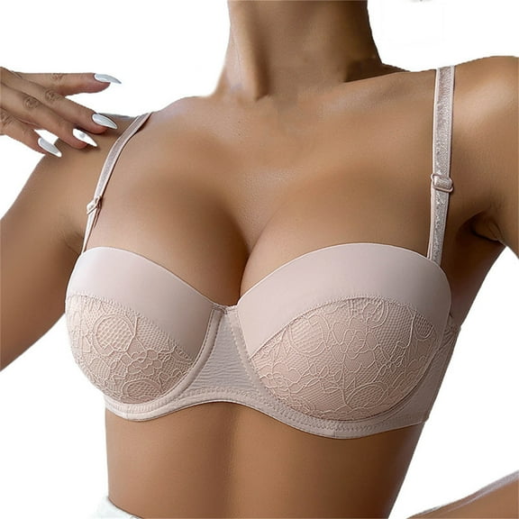 Sports Bra Women No Underwire Bra Feature V-Neck Sport Bra Style W-167 White M