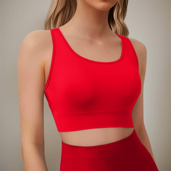 Sports Bra Women Straps Bralette Bras Gym Fitness Push Up Crop Top Yoga No Underwire Backless Open Back Bra For Running Jogging Gymnastics plus Size Top Sleep for Women High Neck Linen Spaghetti Strap