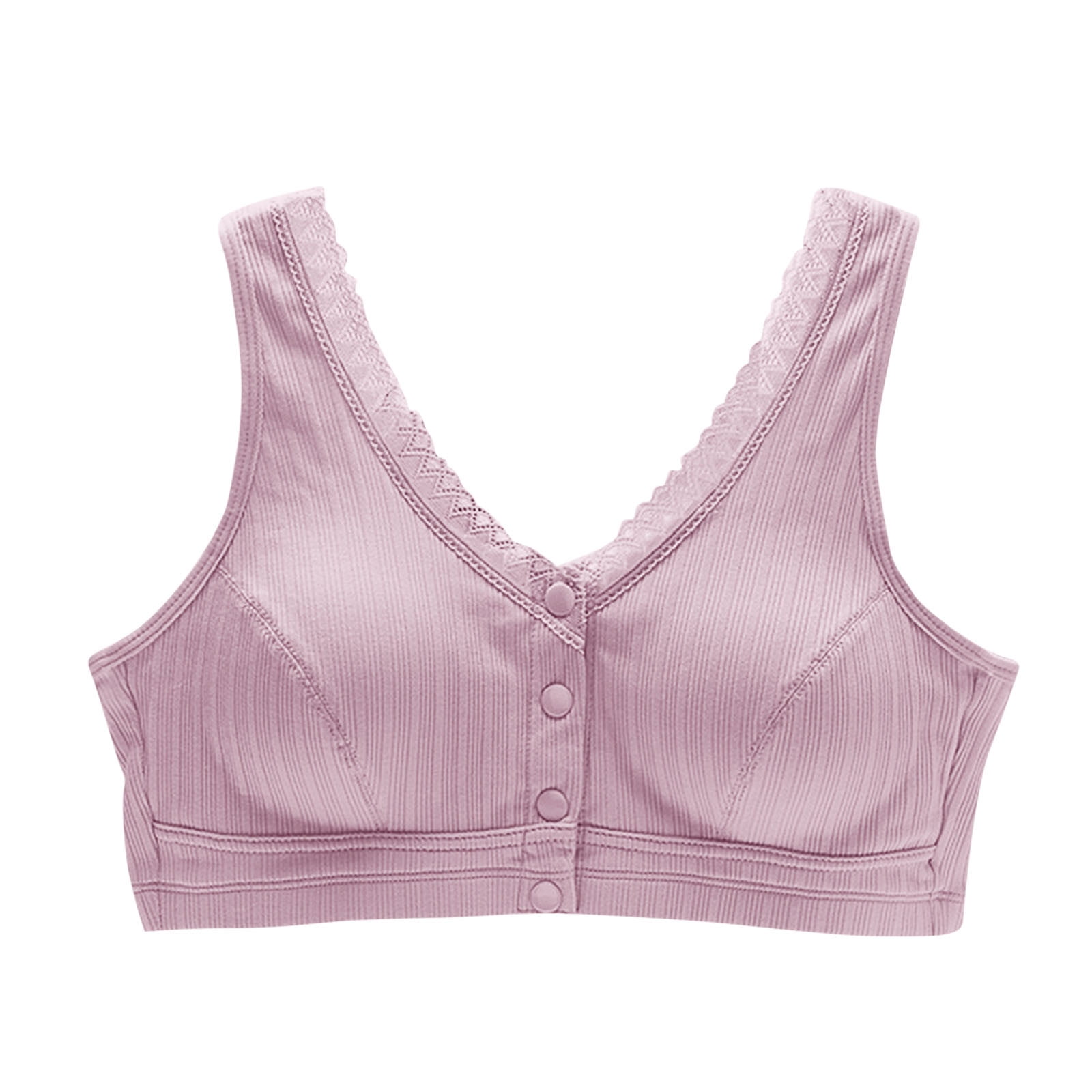 Walk Bra Amvlyk Front Closing Bras for Women Wireless Seamless Front Closure ...