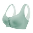 thumbnail image 1 of Amvlyk Front Closing Bras for Women Wireless Comfortable Seamless Front Closure Bras Breathable Easy to Wear Push Up Lightly Front Buckle Bra for Everyday Bra Walking Daily Life Work, 1 of 4
