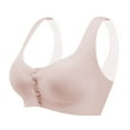 thumbnail image 1 of Amvlyk Front Closing Bras for Women Wireless Comfortable Seamless Front Closure Bras Breathable Easy to Wear Push Up Lightly Front Buckle Bra for Everyday Bra Walking Daily Life Work, 1 of 4