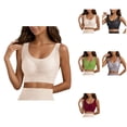 thumbnail image 1 of Sports Bra Workout Bra Front Closure Push Up Sports Bra for Women Seamless Smooth Back Underwire Support & Side Smoothing, 1 of 5
