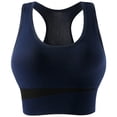 thumbnail image 1 of Sports Bra for Women Big Chest Shock-absorbing No Steel Ring Plus Size Fitness Yoga Activewear for Running and Daily Use #Blue,M, 1 of 4