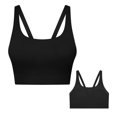 thumbnail image 1 of Sports Bra for Women High Impact V-Back Gym Yoga Strappy Padded Racerback Bras Large Bust Exercise Athletic Bras, 1 of 11
