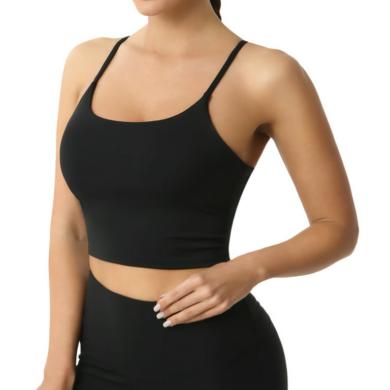 Womens Yoga Tank Top With Built In Bra, Sports Short Vests For Fitness,  Running, Gym Workout From Changbo1985, $15.85