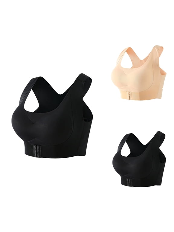 Sports Bra for Women Low Impact Sports Bra Women's No-Wire Push Up Sports Bra with Body Shaping & High Support for Everyday Wear and Exercise