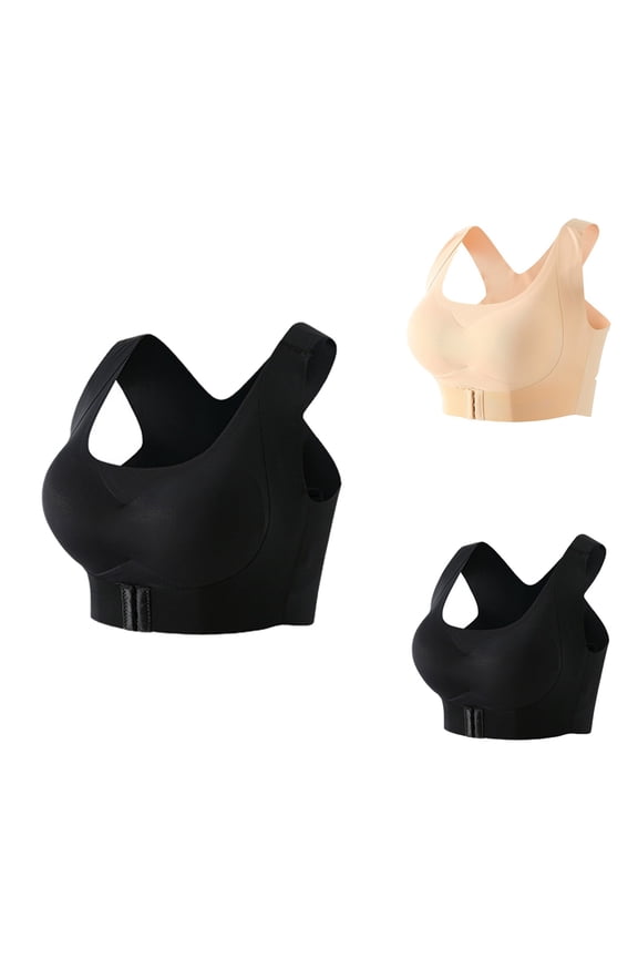 Sports Bra for Women Low Impact Sports Bra Women's No-Wire Push Up Sports Bra with Body Shaping & High Support for Everyday Wear and Exercise