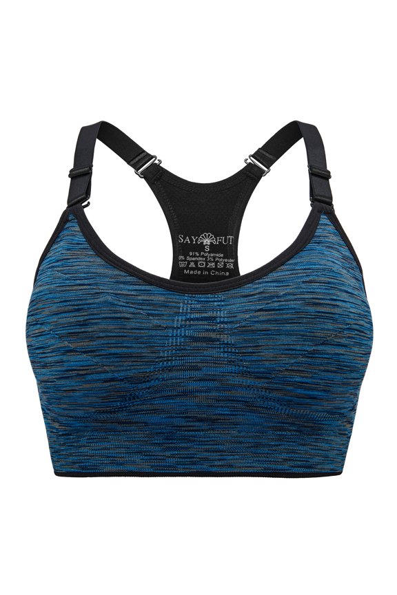 Sports Bra for Women Y Shape Back Medium Support Yoga Bra with Removable Cups For Yoga Pilates Jogging Running Cycling