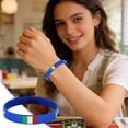 thumbnail image 1 of Sports Bracelet,2026 World Cup Silicone Wristband,Soft Silicone Material with National Flag Design,One-Size-Fits-Many for Fan Support Souvenir Use, 1 of 7