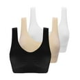 thumbnail image 1 of Sports Bras Comfort Bras for Women Seamless Wireless Sleep Yoga Bras with Removable Pads 1/3-Pack for Workout Athletic Fitness Gym S-3XL, 1 of 9