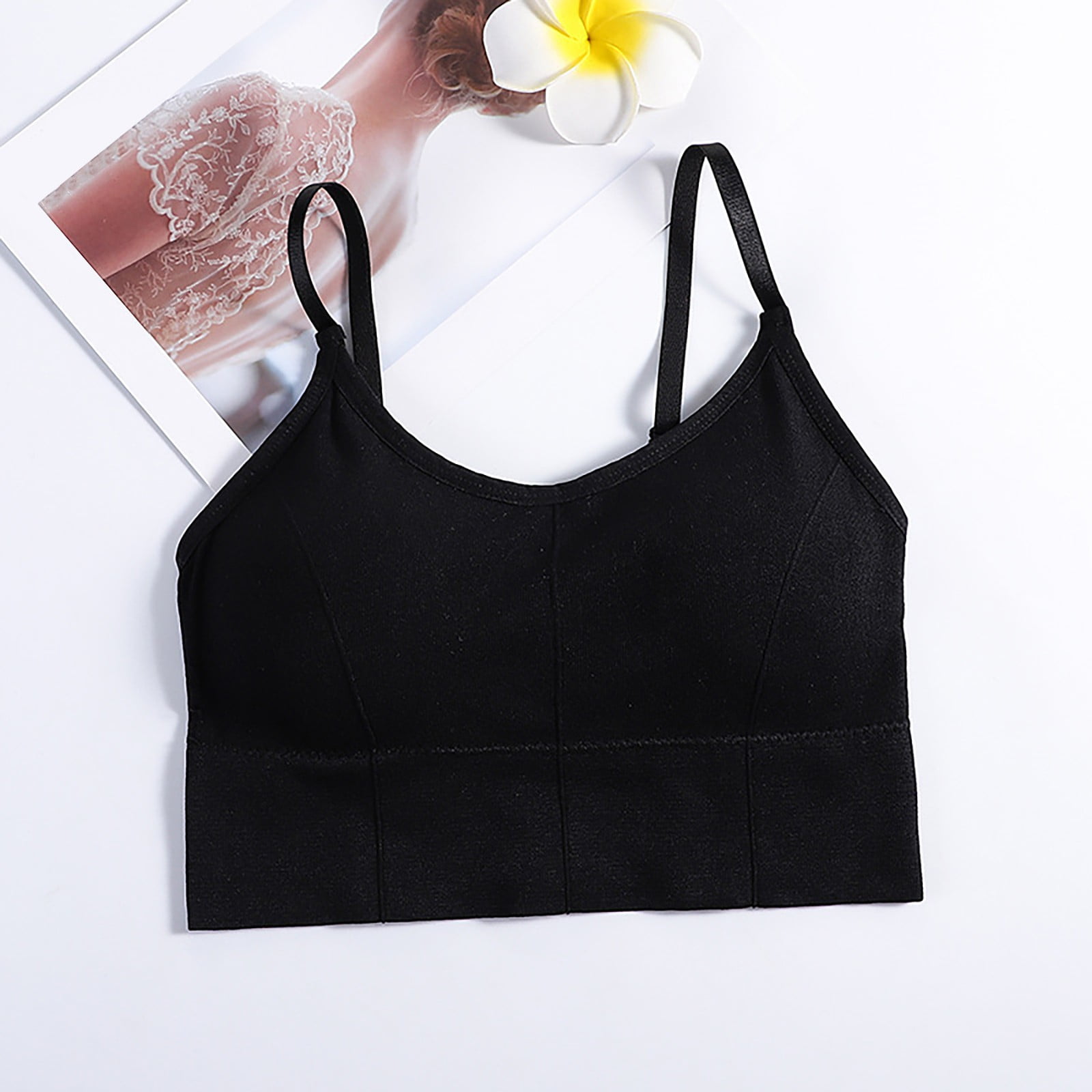 Sports Bras For Women High Support Large Bust Tank With Built In Bra Womens  Tank Tops Adjustable Strap Stretch Cotton Camisole With Built In Padded Shelf  Bra Small Color A 