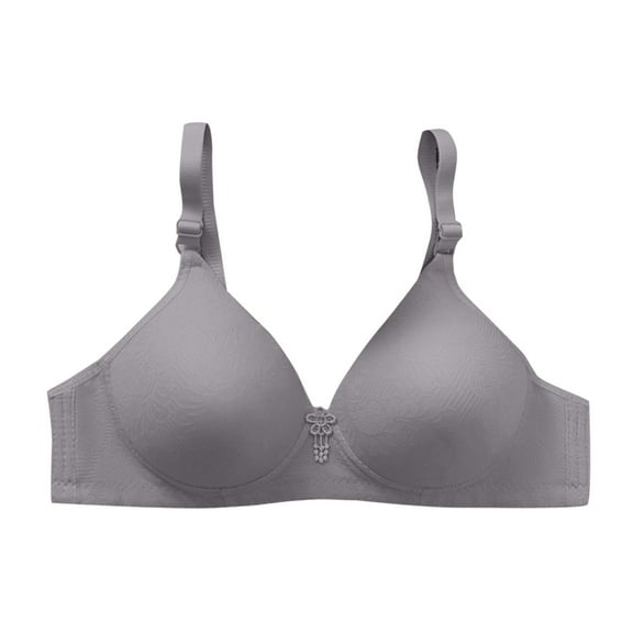 Sports Bras For Women Thin Plus Size Wireless Bra - Gathering Anti-Sagging Style Polyester Fabric 2Xl Womens Bras