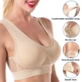 thumbnail image 1 of Sports Bras For Women Unwired Bras Wireless S-6XL Plus Size Sexy Backless Push Up Seamless Mesh Top Bra Without Bones Frame Bras, 1 of 6