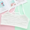 thumbnail image 1 of Sports Bras for Girls Size 7-9 Lightweight Stretchy Pullover Training Bralettes Kids Solid Breathable Hollow-Out Full-Coverage Underwear Bra, 1 of 3