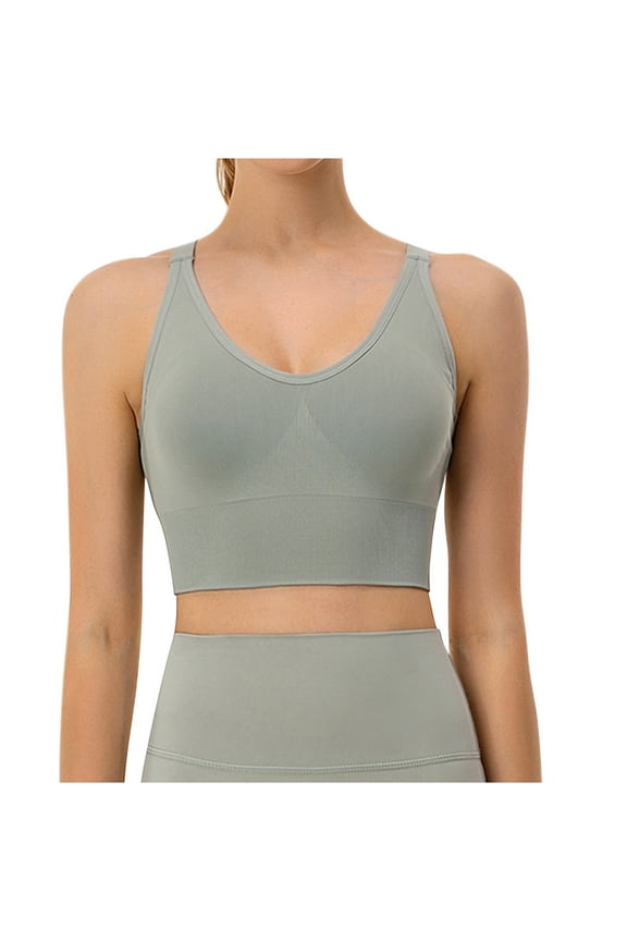 Sports Bras Plus Size Women Full-Coverage Bra Feature V-Neck Demi & Balconette Bra Style W-734 Hook and Eye Closure Classic T-Shirt Bra Green XXL