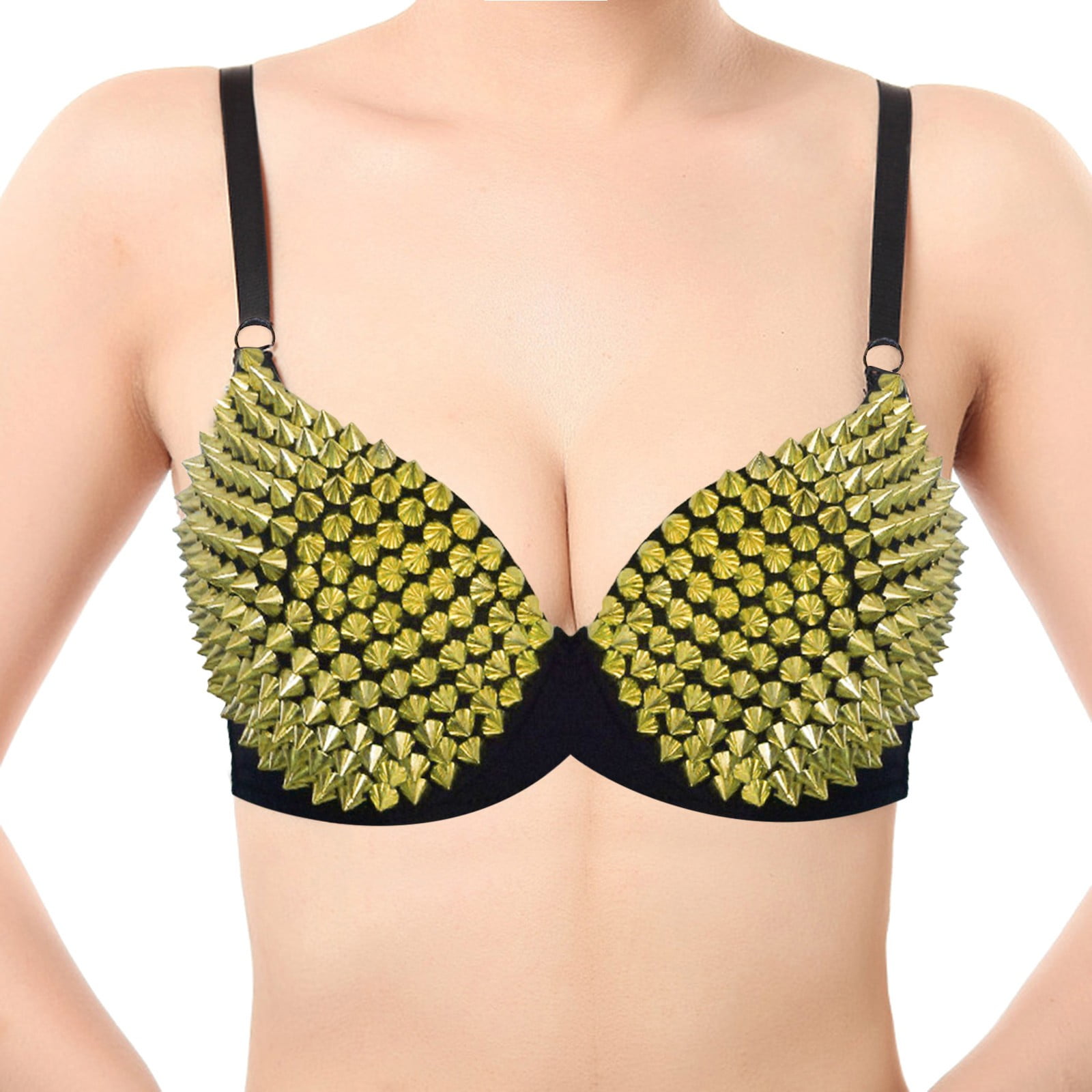 Sports Bras With Sewn In Pads Push Up Sticky Bra Front Close Bras for Women Supportive Sports