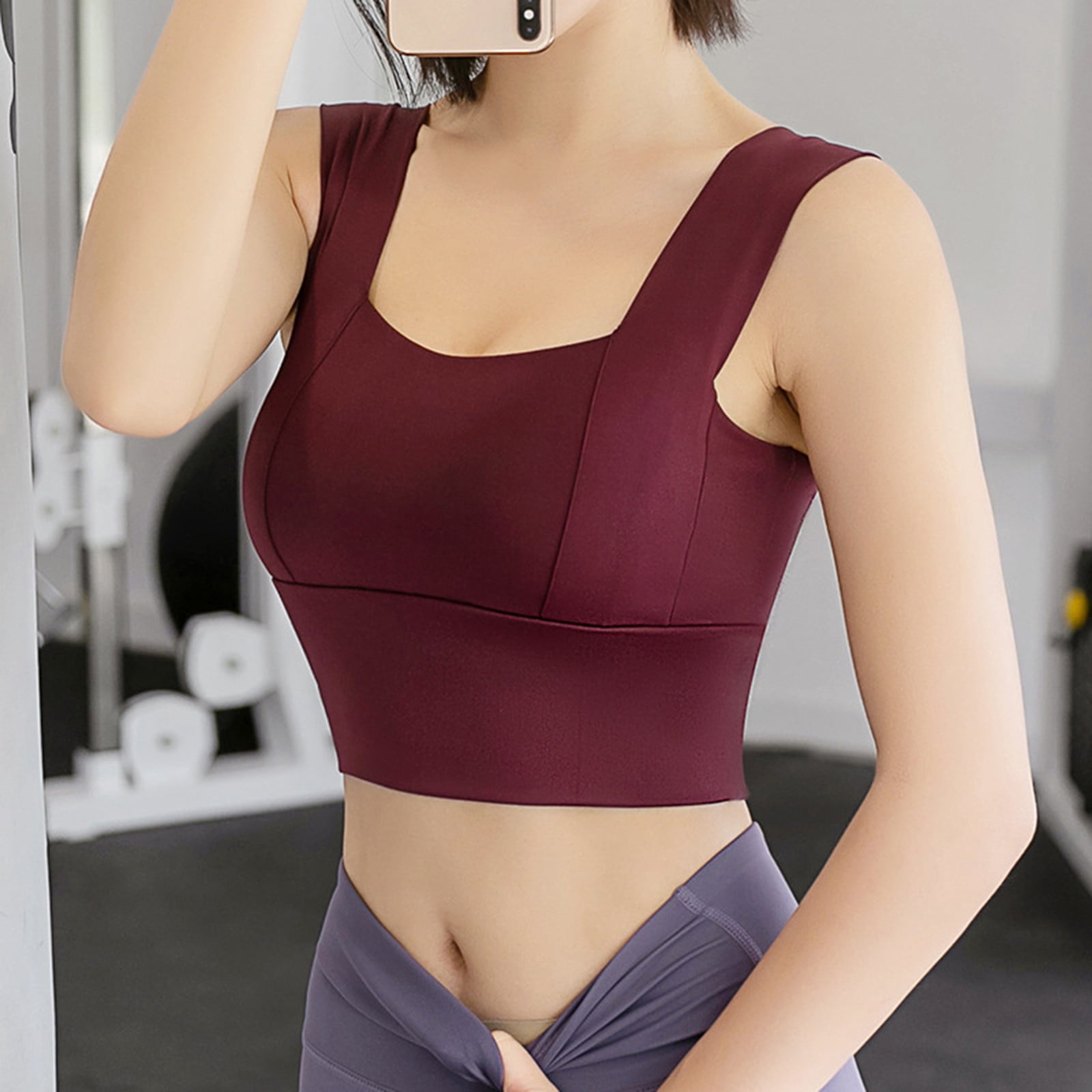 Sports Bras for Women, Ahorros calientes, Sujetador deportivo a prueba de golpes para mujer, entrenamiento, velocidad, carrera en seco, Fitness, Yoga, sujetador de alta resistencia SOPATENOR