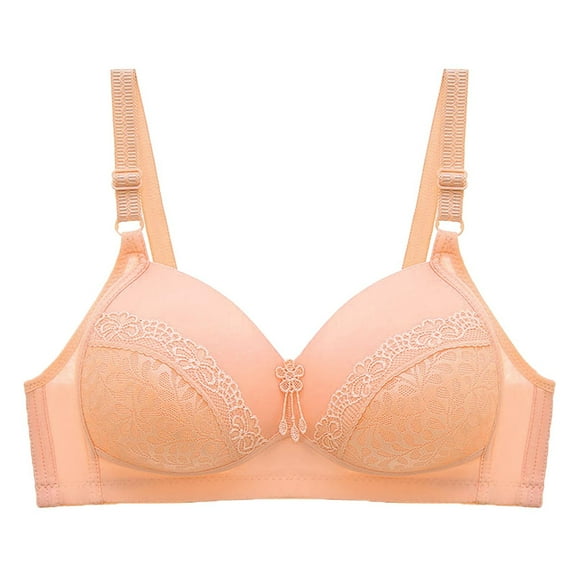 Sports Bras for Women New Push up Bras for Women No Wire Comfortable Oversized Bralettes Full Figure Daily Bra with Adjustable Straps Women's Seamless Sports Bra Khaki