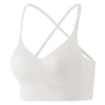 thumbnail image 1 of Sports Bras for Women Comfortable Bras for Women Wireless Non Padded Seamless Bra for Lightly Lined Yoga Sports Bras Comfortable T Shirt Bralette Racerback Tank Top With Built In Support, 1 of 8