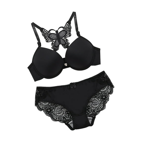 Sports Bras for Women High Support Fashion Lace Backless Solid Strap Wrap Plus Size Bra Underwear V-Neck Full-Coverage Bra Feature Hook and Eye Closure Nursing Bra Style Y-136 , Black L