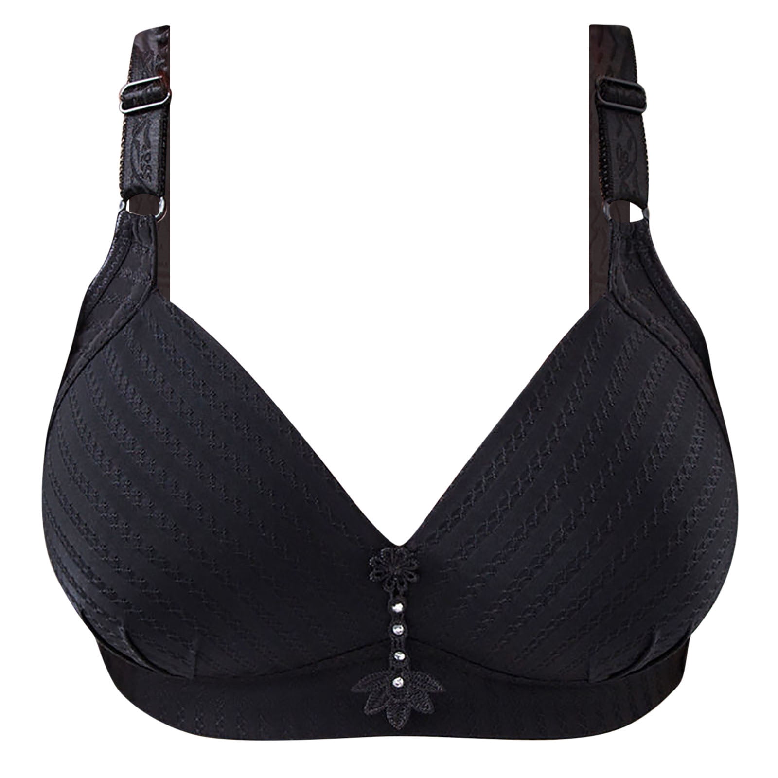 Buy online Black Polyester Sports Bra from lingerie for Women by Jump Usa  for ₹489 at 59% off