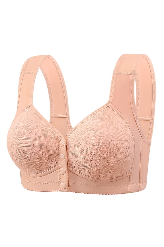 Sports Bras for Women, Women's Sexy Comfortable Breathable Large Size Adjustable Sexy Lace Bra With Side Folding Beautiful Back Bra Adjustable Shoulder Straps on Clearance