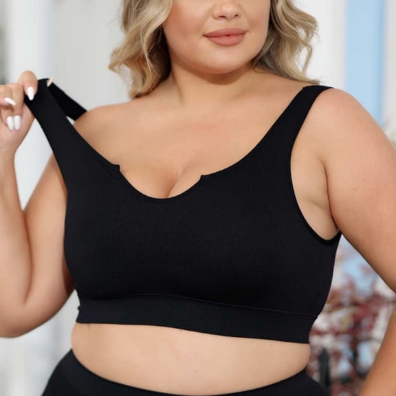 Sports Bras for Women Women's Solid Seamless Yoga Suit Drying Yoga And Beautiful Back Gathering Drying Sports Bra Womens Bras Summer Plus Size Bras for Women