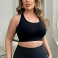 thumbnail image 1 of Sports Bras for Women Womens Solid Color Oversized Yoga Fitness Back Shaping Drying Sports Bra And Underwear Womens Bras Summer Plus Size Bras for Women, 1 of 7