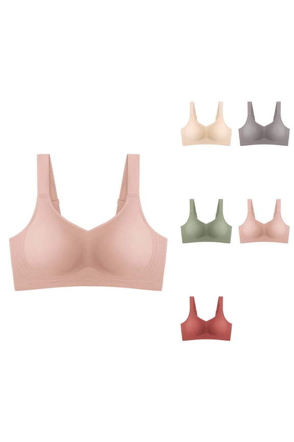 Sports Bras for Women Workout Bra Seamless Wireless Bralette for Women Padded Comfort Lift Full Coverage Soft Support with Racerback Design Ideal for Small Chest Yoga Workout & Plus Size
