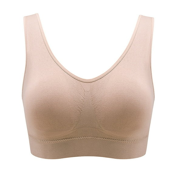Sports Bras for Women 4PC Women Solidthin Large Bra Sports Bra Full Bra Cup Underbra Summer Plus Size Bras for Women Bras for Women