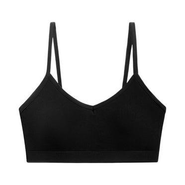 Sports Bras for Women Athletic Breathable Workout Gym Yoga Activewear Seamless High Impact Gather Bra L 01-Black