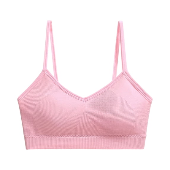Sports Bras for Women Athletic Breathable Workout Gym Yoga Activewear Seamless High Impact Gather Bra S 09-Pink