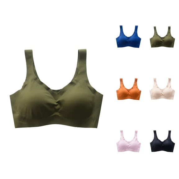 Sports Bras for Women Cooling Push Up No Underwire Seamless Sleep Running Athletic Bralettes Workout Bra
