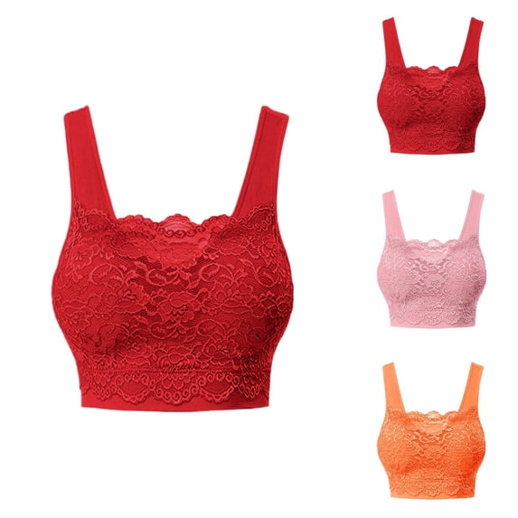 Sports Bras for Women Floral Lace Patchwork Full Coverage Seamless Wireless Bralettes Workout Gym Yoga Bra