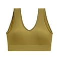 thumbnail image 1 of Sports Bras for Women High Support Athletic Breathable Workout Gym Yoga Activewear Seamless High Impact Push Up Bra M 05-Earthy Yellow, 1 of 4