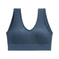 thumbnail image 1 of Sports Bras for Women High Support Athletic Breathable Workout Gym Yoga Activewear Seamless High Impact Push Up Bra XL 04-Dark Blue, 1 of 4