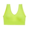 thumbnail image 1 of Sports Bras for Women High Support Athletic Breathable Workout Gym Yoga Activewear Seamless High Impact Push Up Bra XL 06-Fluorescent Green, 1 of 4