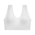 thumbnail image 1 of Sports Bras for Women High Support Athletic Breathable Workout Gym Yoga Activewear Seamless High Impact Push Up Bra XL 10-White, 1 of 4