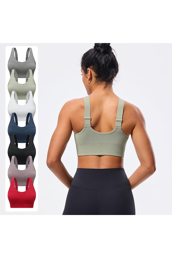 Sports Bras for Women High Support Comfy Anti Sagging Mesh Bra Wireless Workout Yoga Removable Padding Bra Lift-Up Athletic Outfit