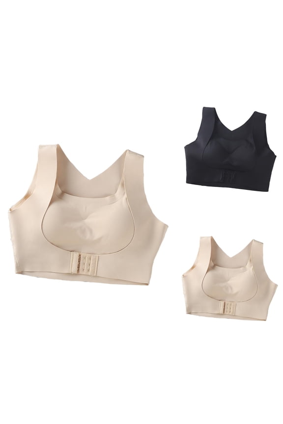 Sports Bras for Women High Support Front Closure Extra-Elastic Breathable Lace Trim Bra Yoga Underwear