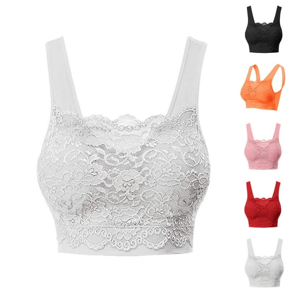 Sports Bras for Women Lace Patchwork Seamless Wireless Workout Gym Yoga Comfortable Bralettes Everyday Bra