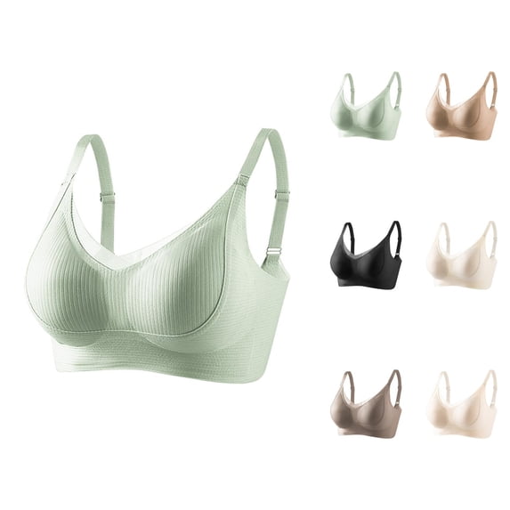 Sports Bras for Women Lifting Light Support Racerback Anti Sagging Push Up Bralettes Everyday Bra