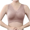 thumbnail image 1 of Sports Bras for Women Lightly Lined Comfort Full Coverage Seamless Bras Ladies Girls Wirefree Workout Underwear Bralettes, 1 of 4