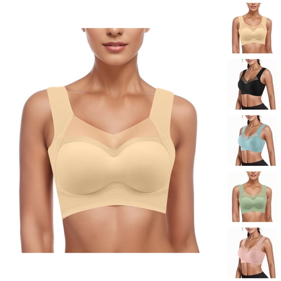 Sports Bras for Women Lightweight Push Up No Underwire Racerback Yoga Gym Athletic Bralettes Workout Bra